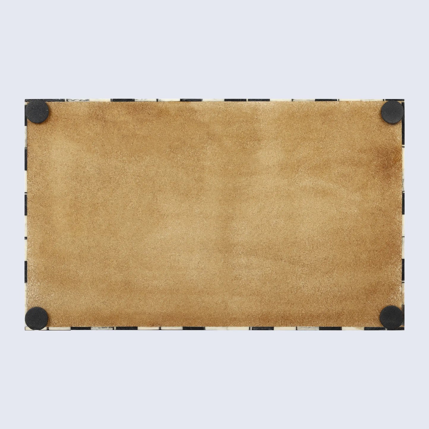 Decorative Boxes Medley Harlequin Pattern Resin Inlay Collection in 7 Sizes, Black & White