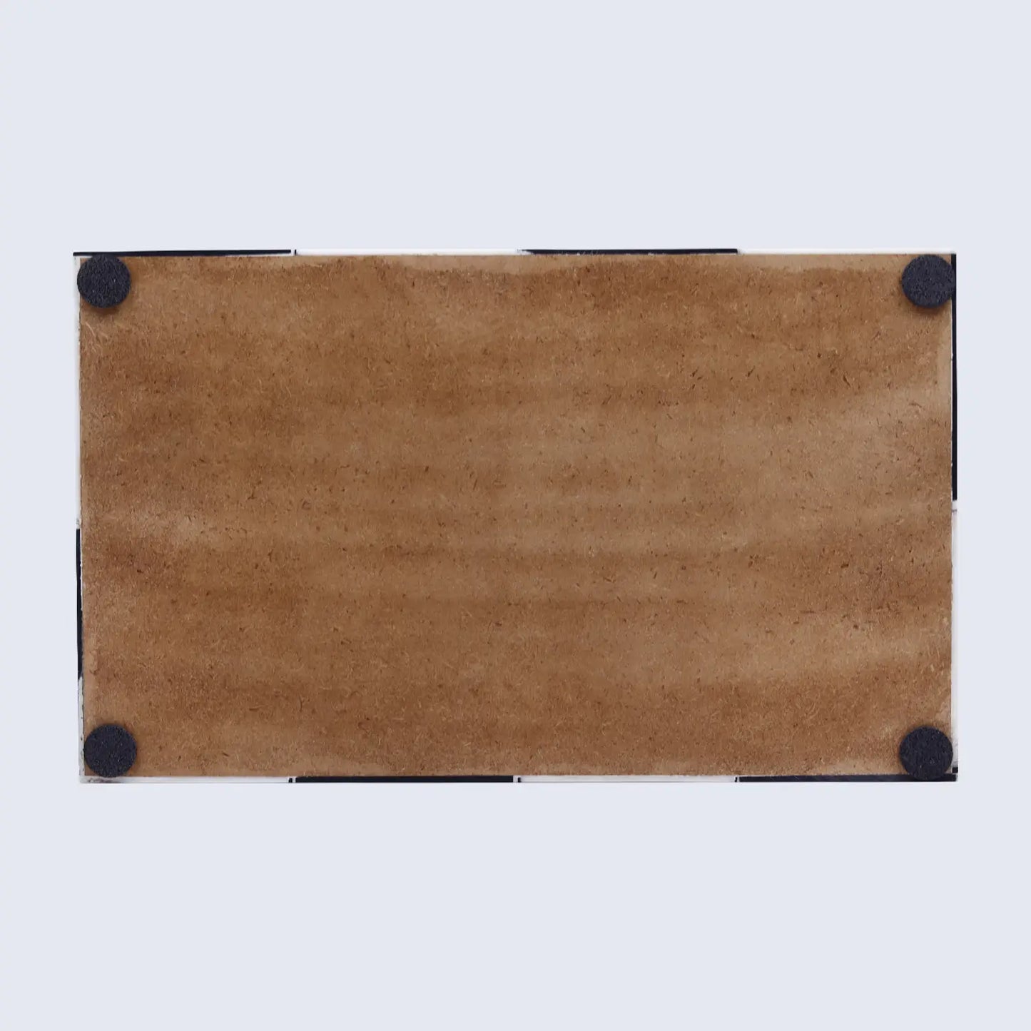 Decorative Boxes Triangle Pattern Resin Inlay Collection in 7 Sizes, Black & White