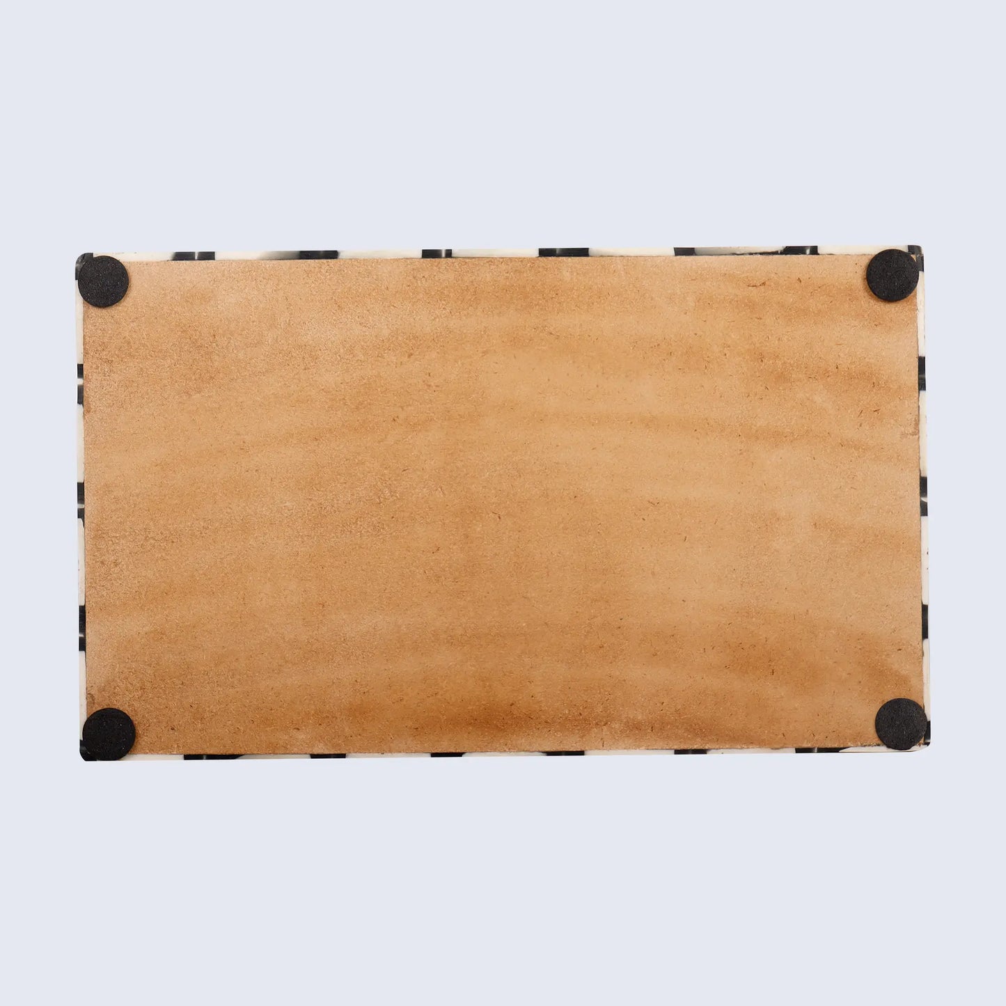 Decorative Boxes Moroccan Pattern Bone & Resin Inlay Collection in 9 Sizes, Black & White