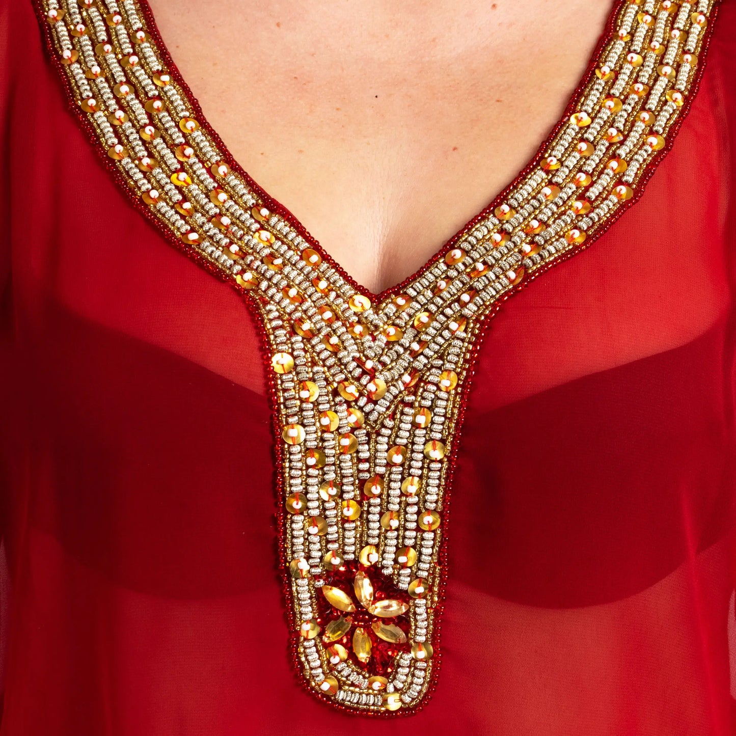 Women Long Kaftans Beach Caftan Dress 3 Colors S-3XL