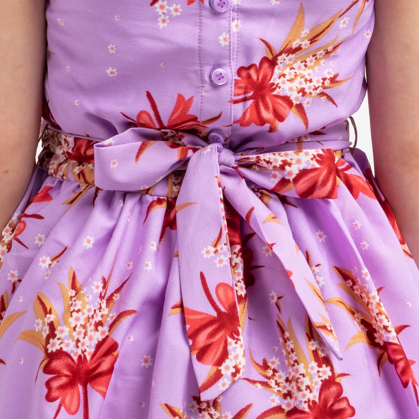 Girls Kids Vintage Style Peter Pan Collar Dresses Butterfly Print - Available in 3 Colors