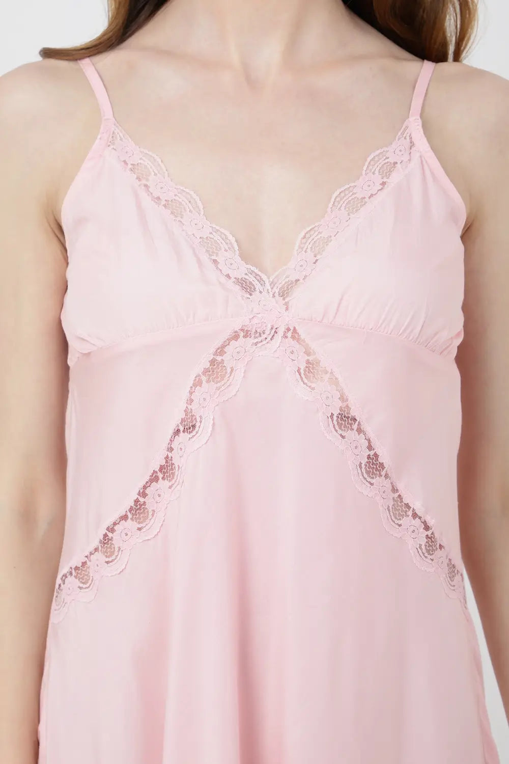 Nightgown Midi Dresses Pink Small to 3XL