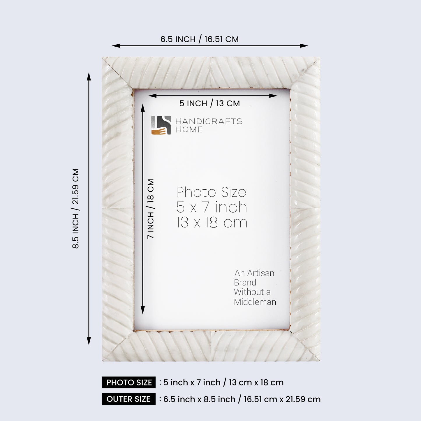 Picture Frames Sea Siren Ligeia Pattern Bone Inlay Collection in 2 Sizes – Wholesale picture frames