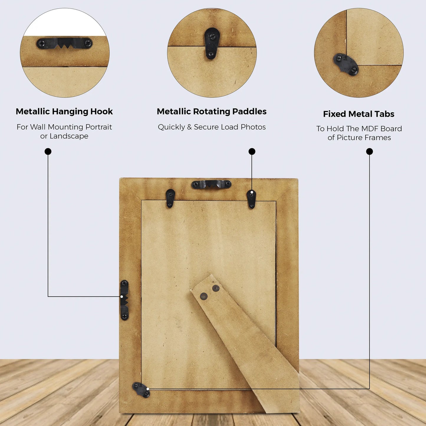 Picture Frames Manhattan Skyline Pattern Resin Inlay Collection in 3 Sizes – Wholesale picture frames