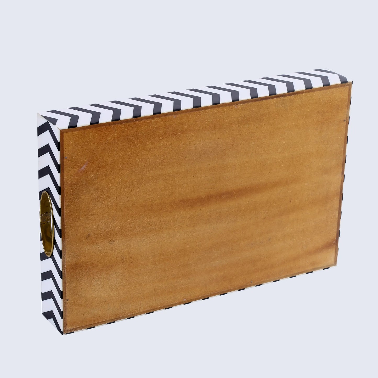 Decorative Trays Optique Safari Pattern Resin Inlay Collection in 11x17