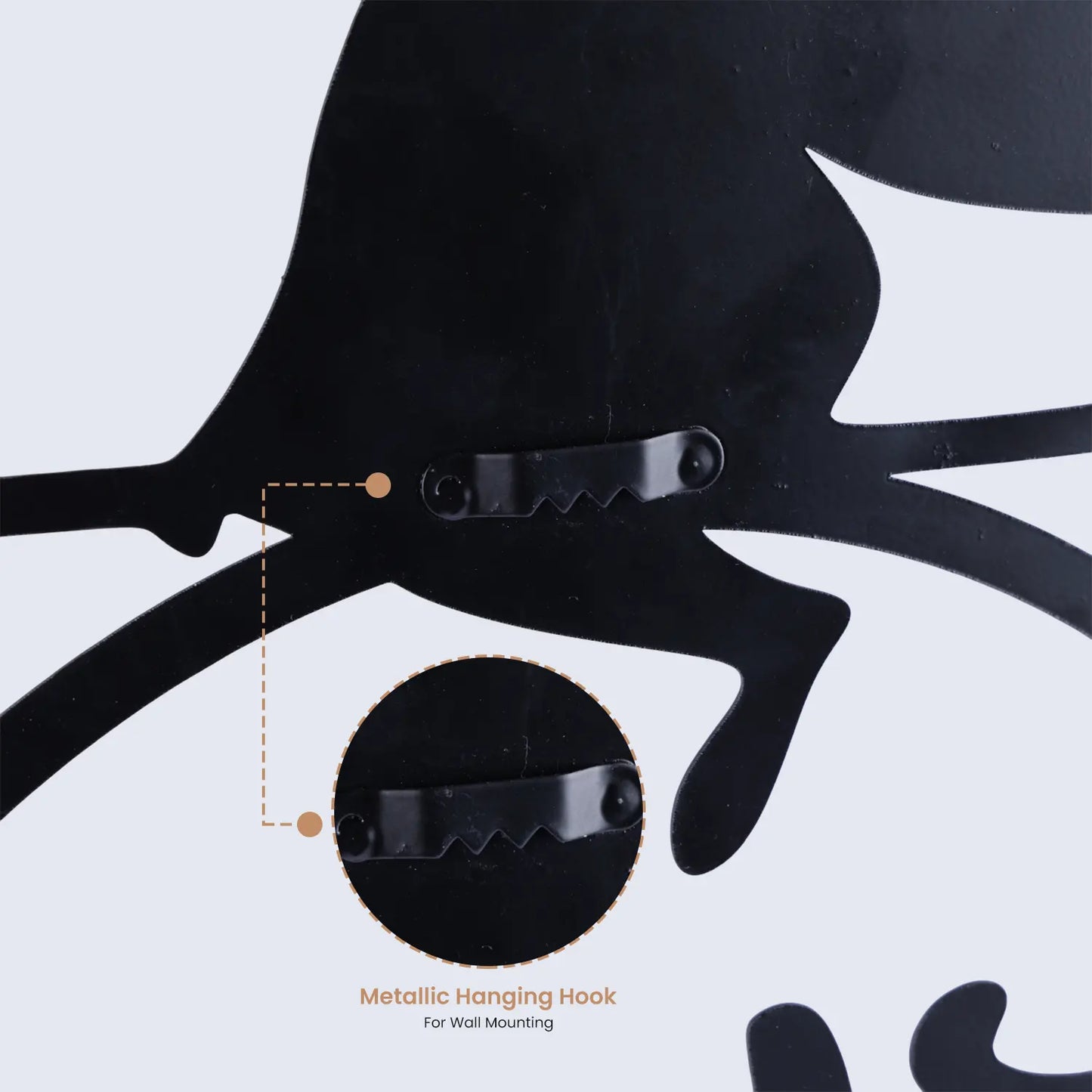 Halloween Wall Decor – Spooky Witch on Broom Wall Hanging