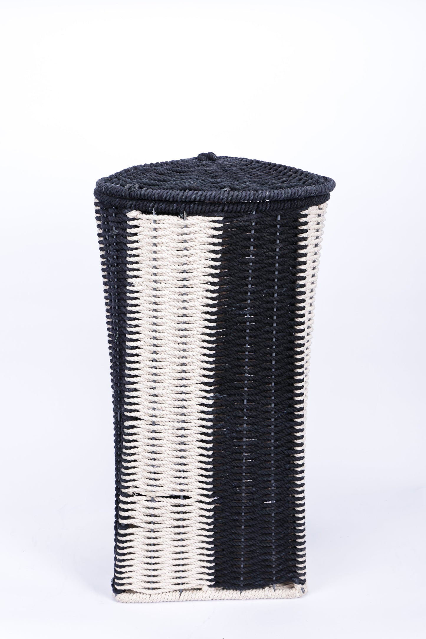 Handmade Cotton & Iron Laundry Basket & Organizer Box- Medium