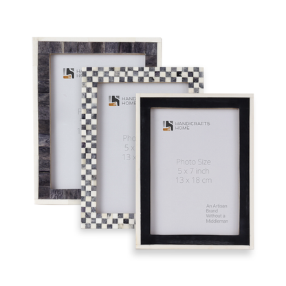 Handicrafts Home 5x7 Picture Frames Pack of 3- Cloud Collection