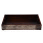 Bathroom Tray Parlour Adder Pattern Brown 10x6 inches