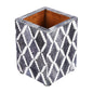 3x4 Pen & Pencil Holder Mosaic Diamond - Blue, Grey