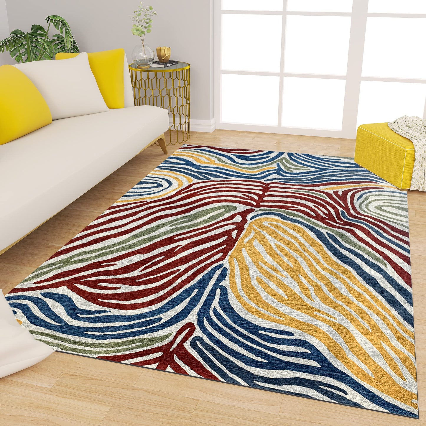 Premium Hand-Tufted Rug Made of 100% Wool  - Savanna - 3x5 Feet