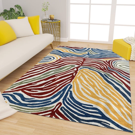 Premium Hand-Tufted Rug Made of 100% Wool  - Savanna - 5x8 Feet