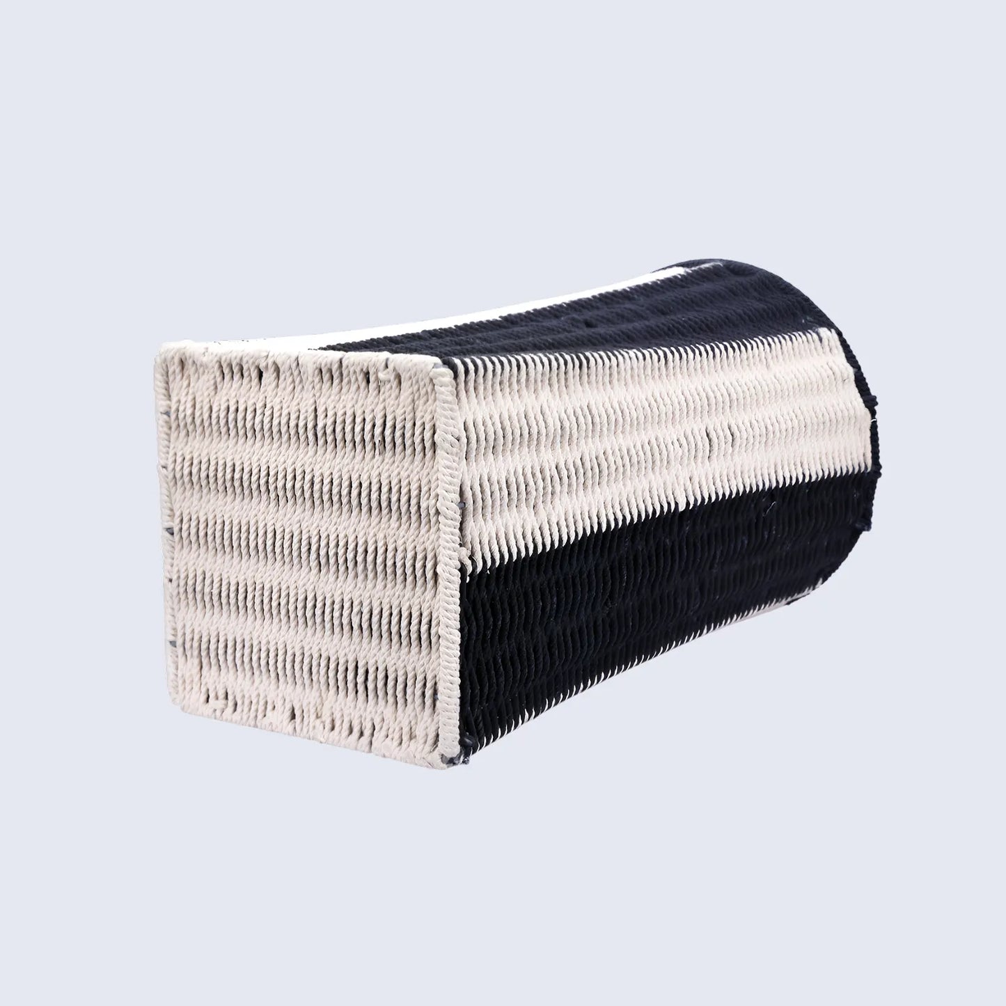 Handmade Cotton & Iron Laundry Basket & Organizer Box- Medium