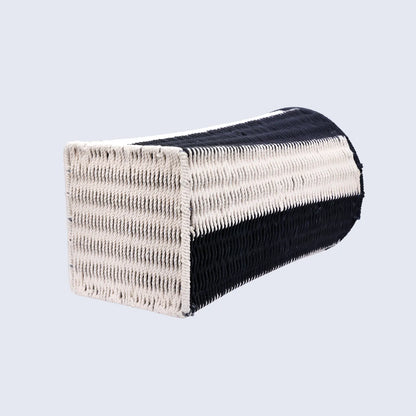 Handmade Cotton & Iron Laundry Basket & Organizer Box- Medium