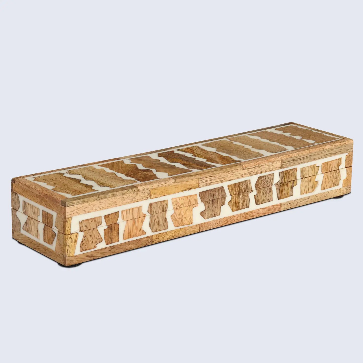 Decorative Box Kept Safari Pattern Brown & White Available in 7 Sizes