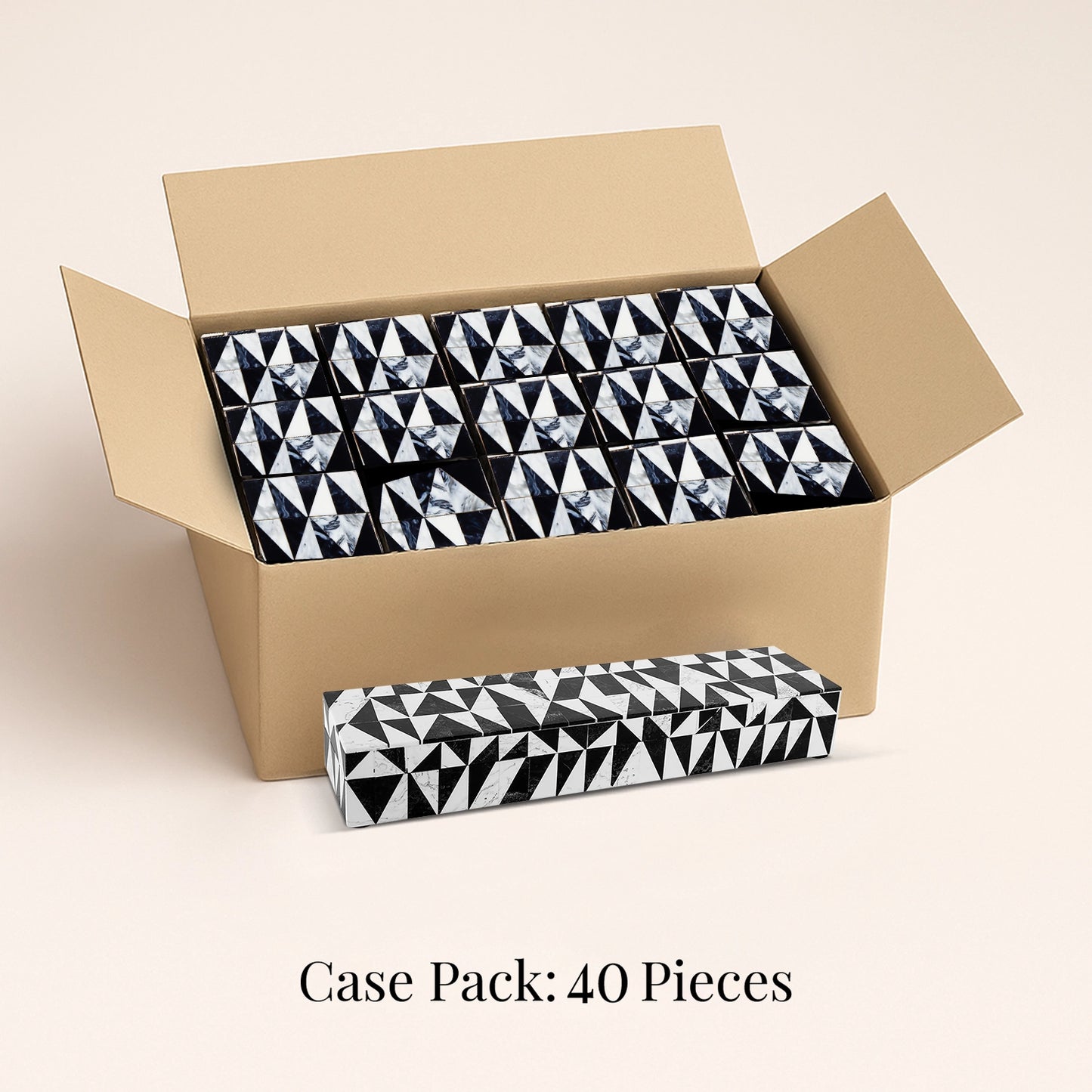 Decorative Box Medley Harlequin, Pack of 40