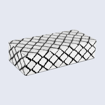 Decorative Box Moroccan Pattern Black & White Available in 9 Sizes