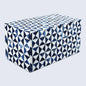 Decorative Box Marquet Indigo Pattern Blue & White Available in 8 Sizes