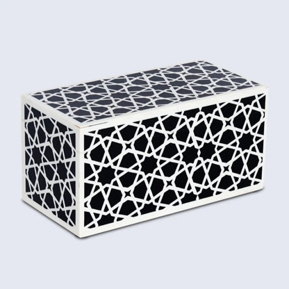 Decorative Boxes Zellij Black & White Available in 7 Sizes