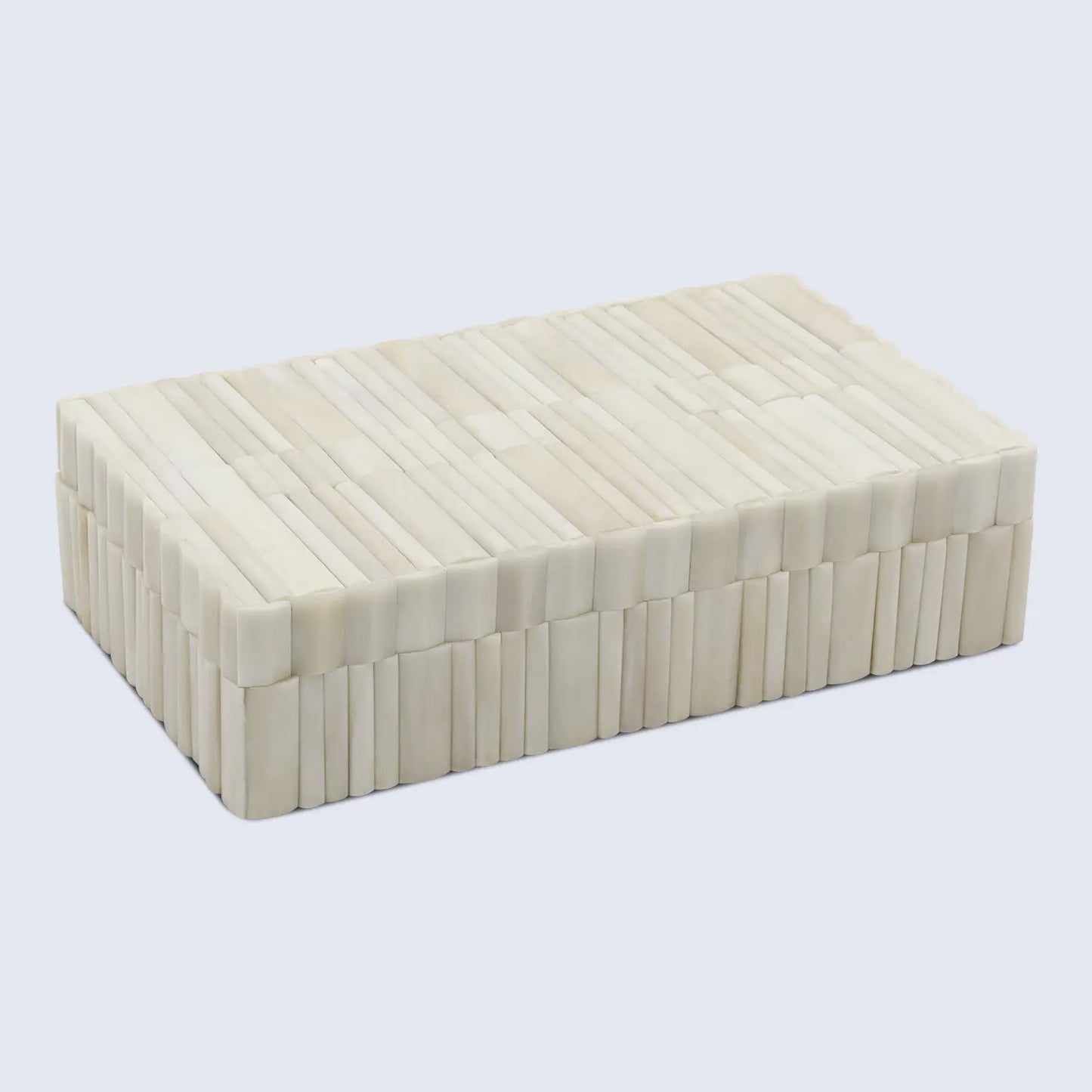 Decorative Box Ivory Stem White Available in 7 Sizes