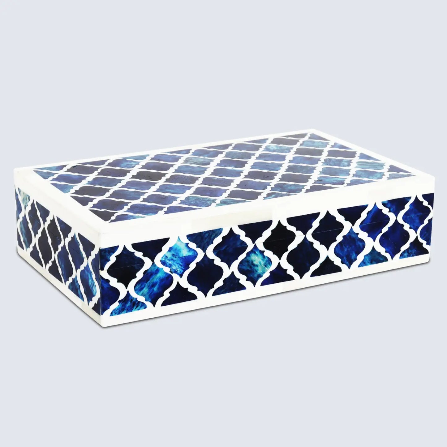 Decorative Box Patisserie Classic Blue & White Available in 7 Sizes