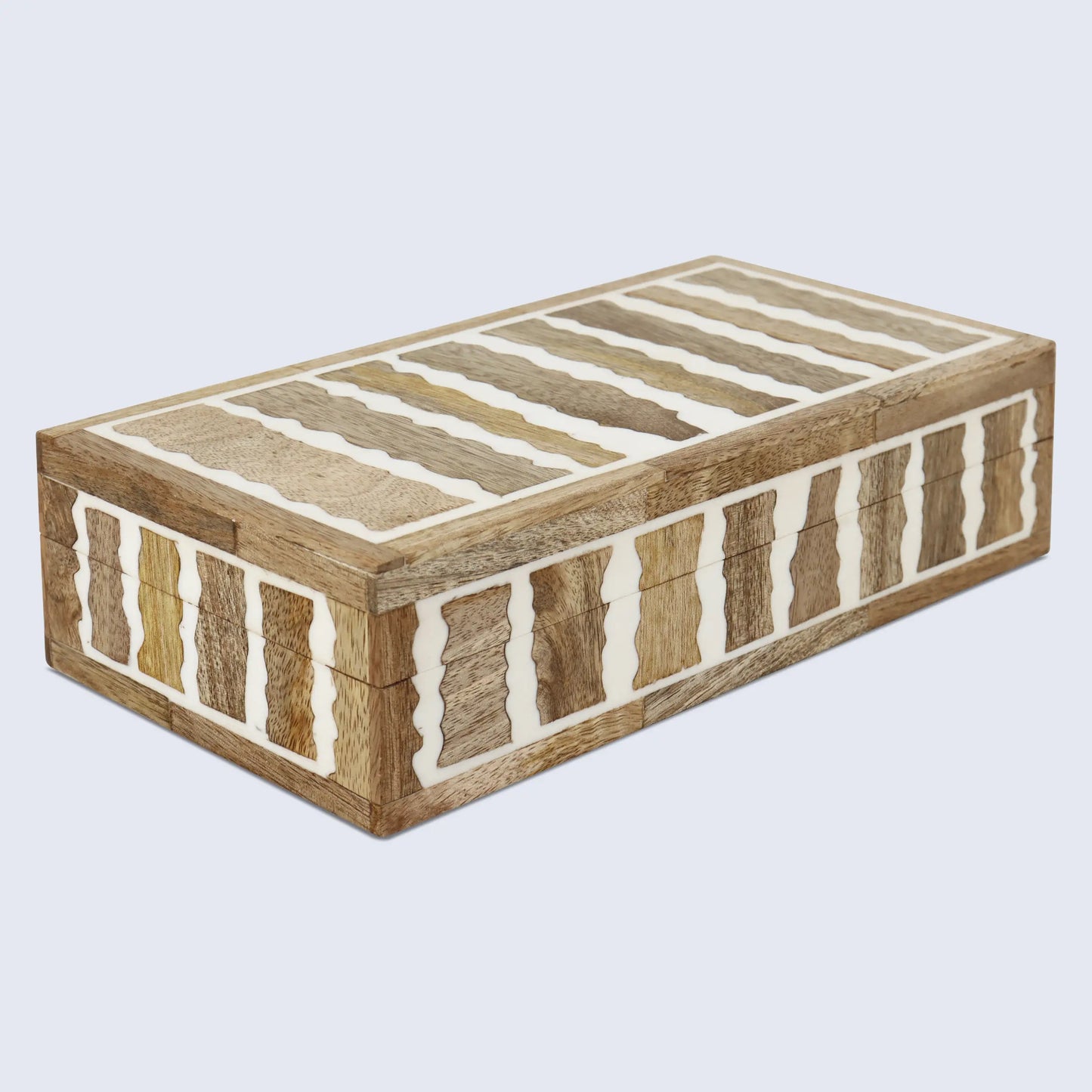 Decorative Box Kept Safari Pattern Brown & White Available in 7 Sizes