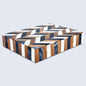 Decorative Box Marquet Cosmo Pattern Multi Available in 8 Sizes