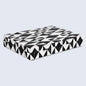 Decorative Box Medley Harlequin Pattern Black & White Available in 6 Sizes