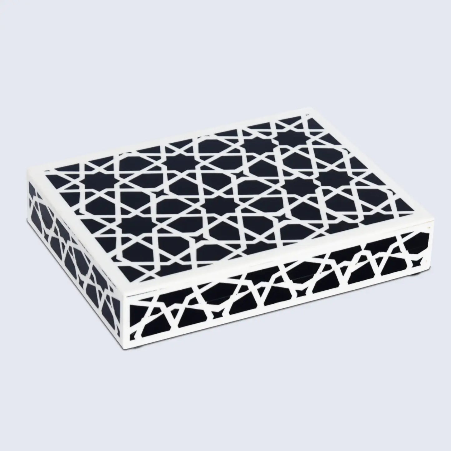 Decorative Boxes Zellij Black & White Available in 7 Sizes