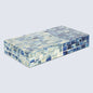 Decorative Box Indigo Mosaic Pattern - 10x5, 12x6