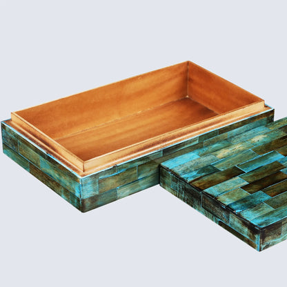 Decorative Boxes - Verdigris Covered Collection - Available in 7 Sizes