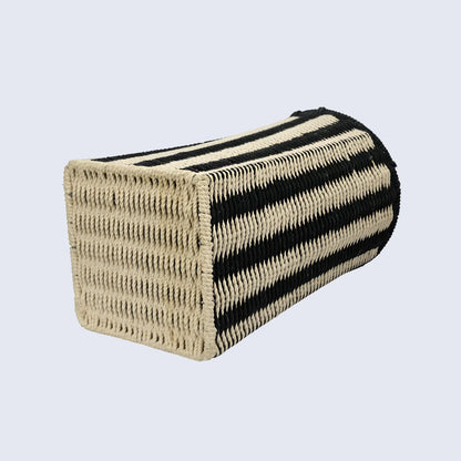 Handmade Cotton & Iron Laundry Basket & Organizer Box- Small