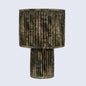 Brown Pleated Fabric Table Lamp - Cotton Lampshades in 15"