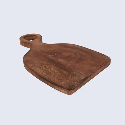 Chopping Board Curved Edge with Arch Handle –Wood, in 11.75x6.75"