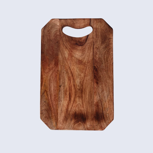 Chopping Board Octagon Corner – Wood, in 15x9.75"