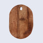 Chopping Board Oval Rectangle –Wood, in 14x9.75"