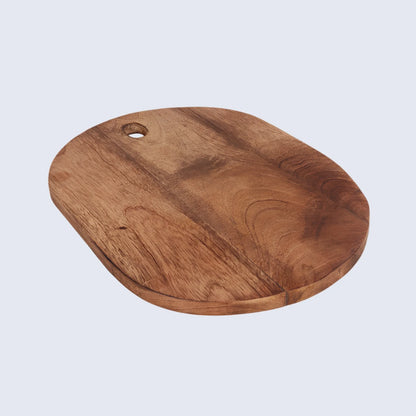 Chopping Board Oval Rectangle –Wood, in 14x9.75"