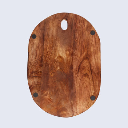 Chopping Board Oval Rectangle –Wood, in 14x9.75"