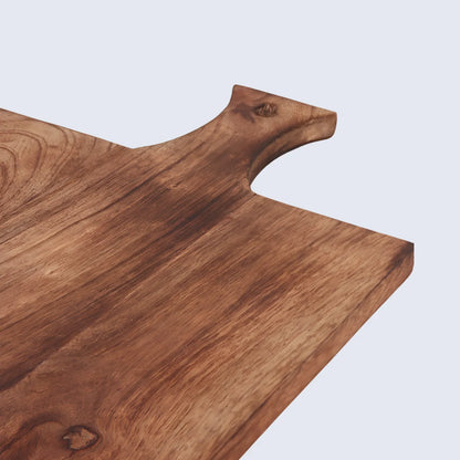 Chopping Board Paddle-Shaped  –Wood, in 14.5x8.75"