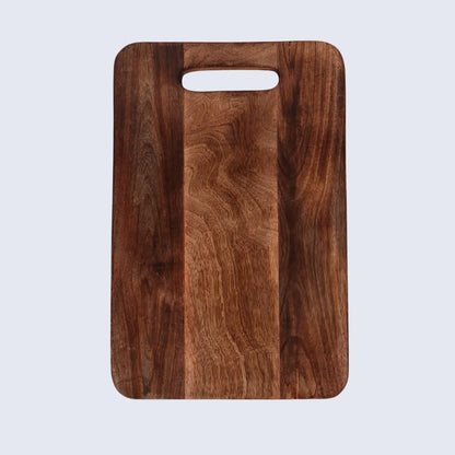 Chopping Board Round Corner –Wood, in 15x9.75"