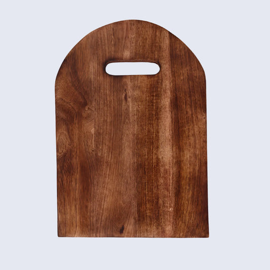 Chopping Board  Semi-Circle Top - Wood, in 15.25x9.25"