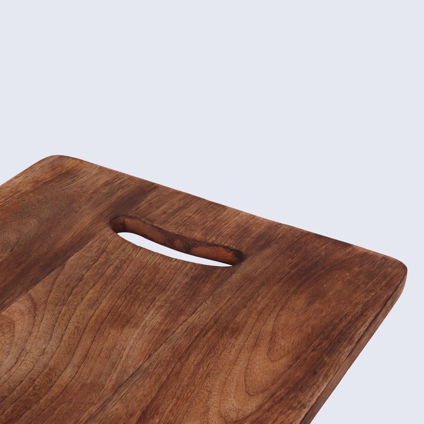 Chopping Board Rectangular with Slot Handle –Wood, in 15x12"
