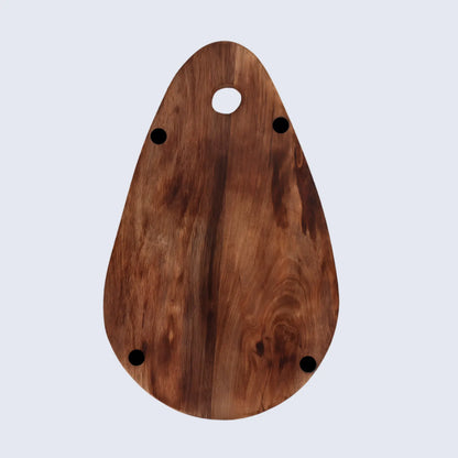 Chopping Board Teardrop Shape with Hanging Hole –Wood, in 15.75x9.75"