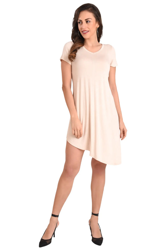 Short Sleeve T-Shirt Dress - Available in 6 Colors