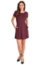 Short Sleeve Loose T-Shirt Dress - Available in 6 Colors