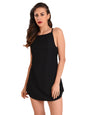 Sleeveless Halter Neck Mini Dress - Available in 5 Colors