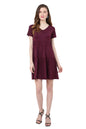 Short Sleeve Casual Tier Dress Loose Fitting Jersey Dress - Available in 5 Colors