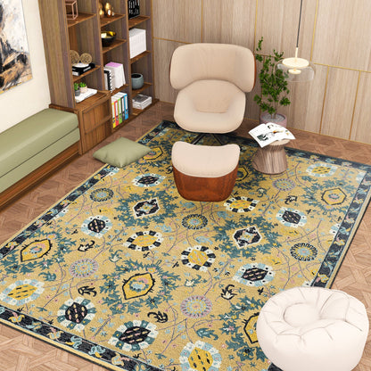 Premium Hand-Tufted Rug Made of 100% Wool  - Cankiri Garden - 8x10 Feet