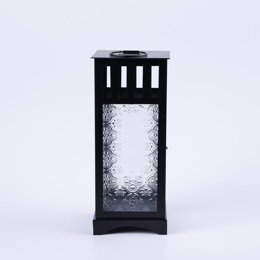 Metal & Embossed Glass Vintage Lantern – 3 Colors