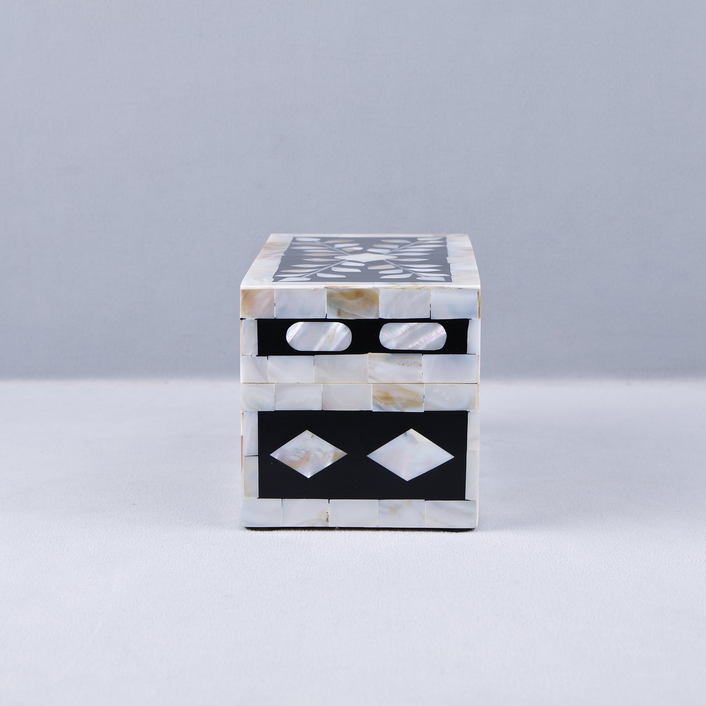 Handicrafts Home Alhambra Negra Decorative Storage Box with Lid